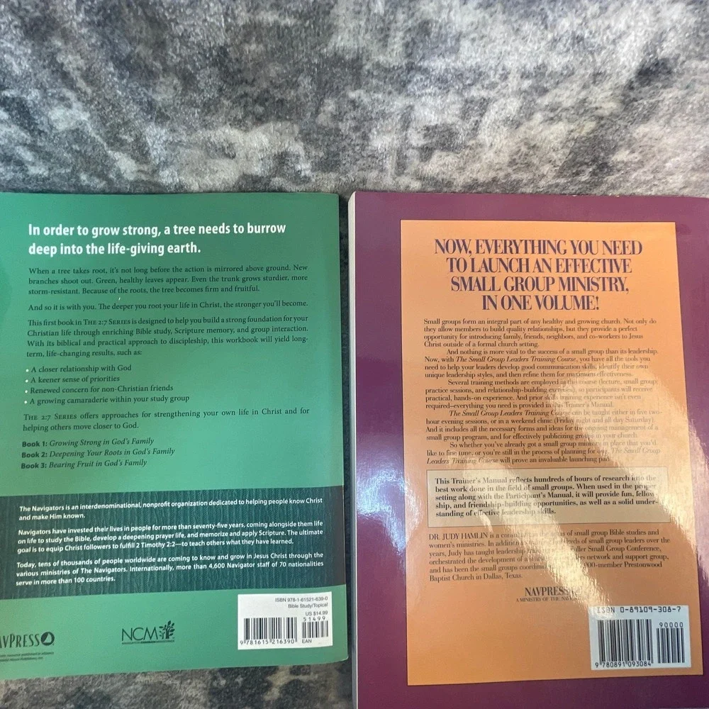NavPress The 2:7 Series 1-3 Book Set Small Group Leaders Training Manual 4pk